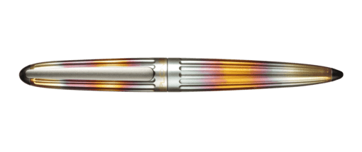 Diplomat Aero Flame Rollerball Pen – Hand-Flamed Stainless Steel​ - Image 3