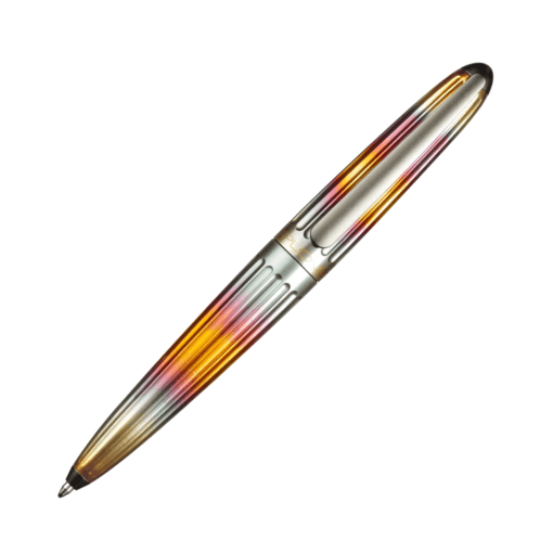 Diplomat Aero Flame Ballpoint Pen – Hand-Flamed Stainless Steel