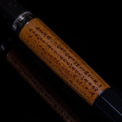 Opus 88 Heart Sutra Fountain Pen – Wood Barrel, Stainless Steel Nib​ - Image 3