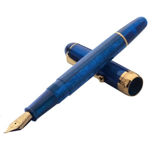 PENLUX Delgado Gladius Blue Grotto Fude Fountain Pen - Image 2