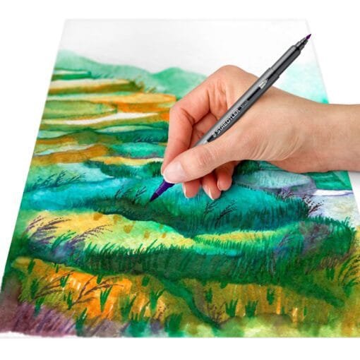 STAEDTLER 3001 Double-ended watercolour brush pen - Image 4