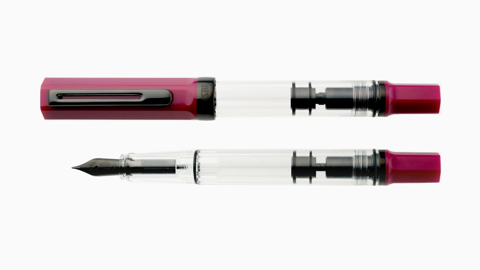TWSBI ECO Plum with Onyx Fountain Pen - Image 2