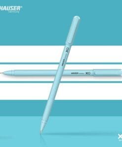 Alternative view of Hauser XO 0.6mm Ball Pen Blister Pack,Sleek Body & Minimalistic Design,Matt Finish & Solid Body Type,Low Viscosity Ink With Ultra Durable Tip,Blue Ink, Pack of 10 Pens