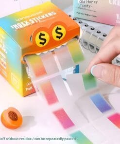 LANGUO Transparent Colorful Marking Notes