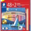 STAEDTLER Luna Classic Watercolour Pencil Pack of 48+2 Colour Pencils With Gift