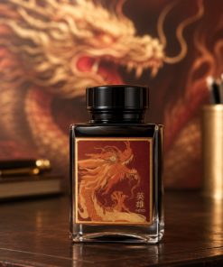 Hero Dragon Fountain Pen Luxury Gift Set with Ink Bottle, Matching Pen Case & Certificate – Premium Collectible Pen for Executive Gifting
