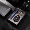 Hero Pen Original Fountain Pen E518 compact Gift Pen Set | Extra Fine Nib Fountain Pen with Refillable Ink Bottle for Smooth Writing | Premium Matte Blue Pen | Ideal for Students,Doctors & Gifting