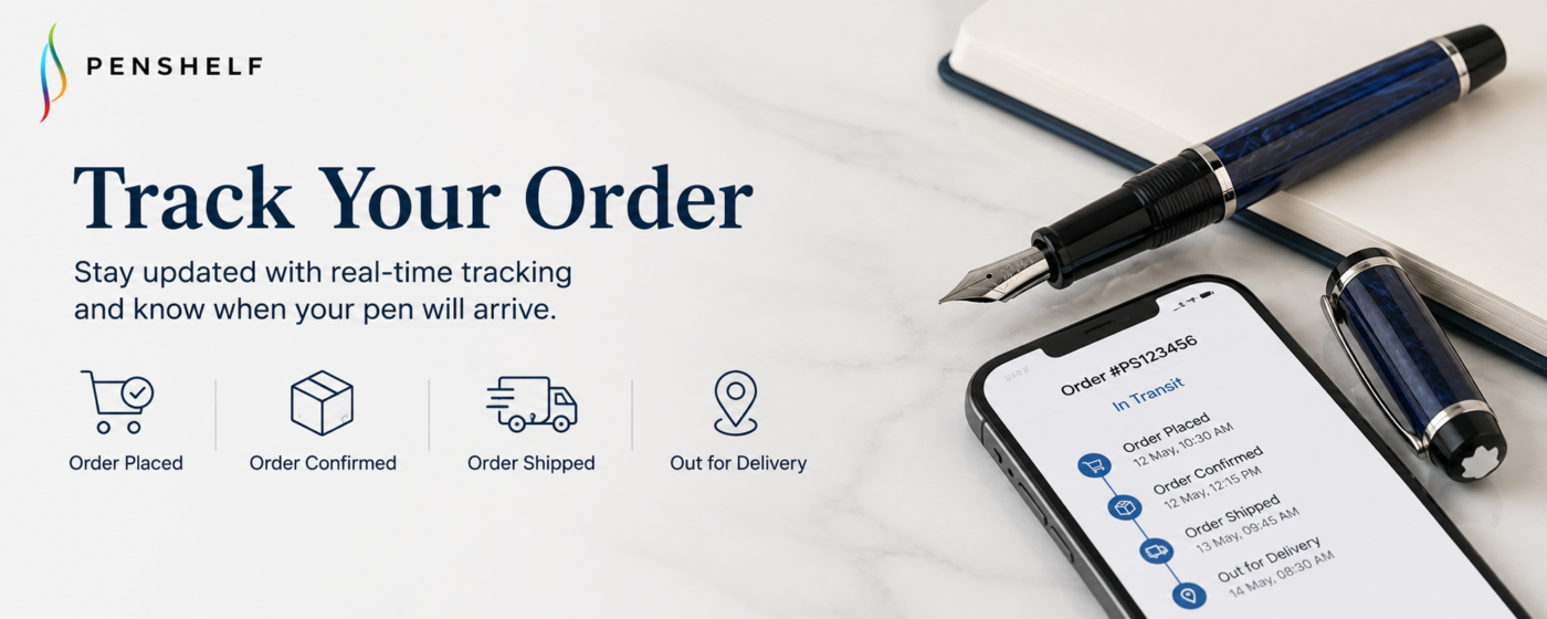 Track your order on Penshelf