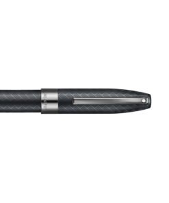 Sheaffer-Legacy-Chevron-9066-Matte-Black-RollerBall-pen-with-PVD-Gunmetal-Inlaid-Nib-and-Trims. only at Penshelf