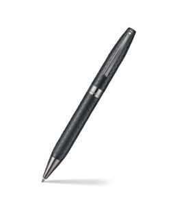Sheaffer Legacy Chevron 9066 Matte Black Ball pen with PVD Gunmetal Inlaid Nib and Trims . Only at Penshelf