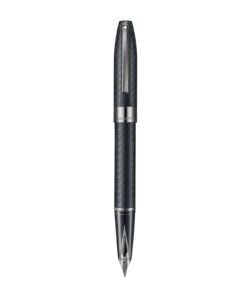 Sheaffer-Legacy-Chevron-9066-Matte-Black-Fountain-Pen-with-PVD-Gunmetal-Inlaid-Nib-and-Trims-Medium only at Penshelf