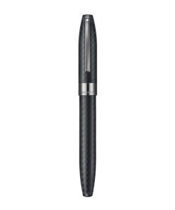 Sheaffer-Legacy-Chevron-9066-Matte-Black-Fountain-Pen-with-PVD-Gunmetal-Inlaid-Nib-and-Trims-Medium only at Penshelf