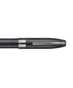 Sheaffer-Legacy-Chevron-9066-Matte-Black-Fountain-Pen-with-PVD-Gunmetal-Inlaid-Nib-and-Trims-Medium only at Penshelf