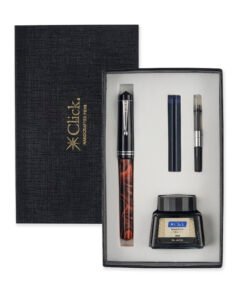Click Aristocrat HA Fountain Pen Gift Set with 30 ml Black Ink Only at Penshelf