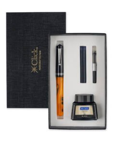 Click Aristocrat HA Fountain Pen Gift Set with 30 ml Black Ink Only at Penshelf
