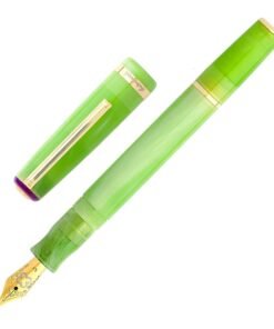 Esterbrook JR Pocket Key Lime GT Fountain Pen in India with gold trim, JoWo steel nib and cartridge-converter filling. Available in M and B.