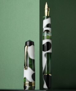 Leonardo Magico Foglia Green GT Fountain Pen – Medium & Broad Nib Only at Penshelf