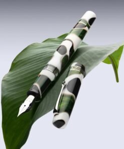 Leonardo Magico Foglia Green GT Fountain Pen – Medium & Broad Nib Only at Penshelf
