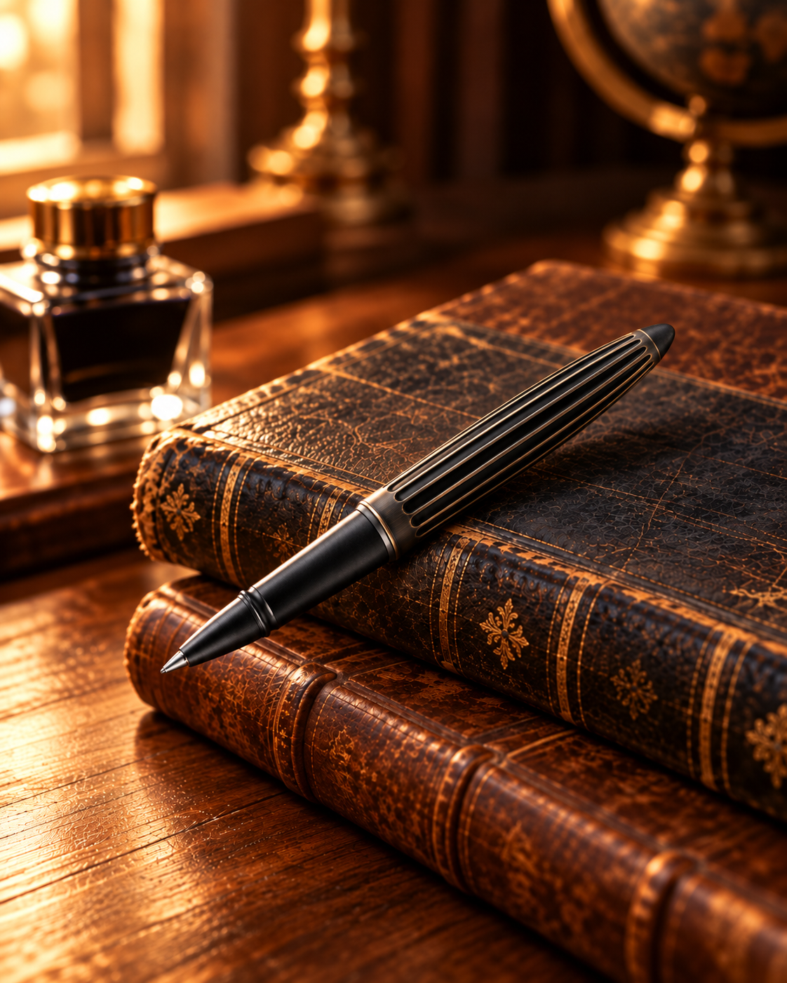 Luxury fountain pen collection