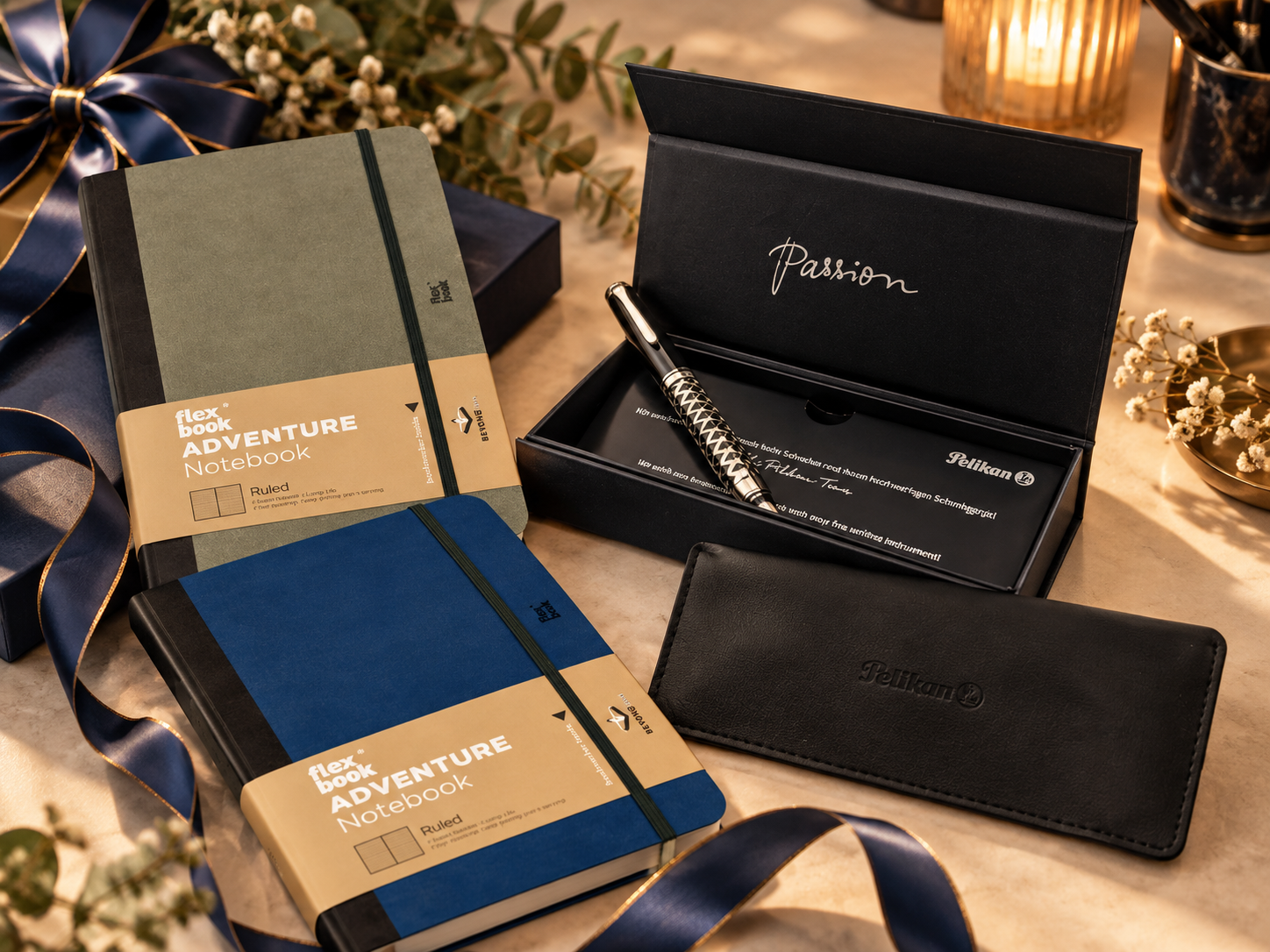 Penshelf gifts for writers including pens, notebooks and writing accessories